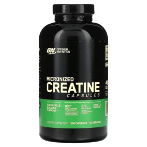 Optimum Nutrition Creatina Micronizada 300 Cápsulas