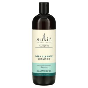 Sukin Cuidados com os cabelos Shampoo de Limpeza Profunda Couro Cabeludo Congestionado e Oleoso 500 ml (169 fl oz)