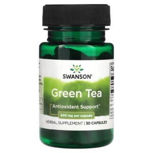Swanson Chá Verde 500 mg 30 Cápsulas