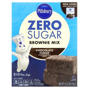 Pillsbury Zero Açúcar Mistura de Brownie Fudge de Chocolate 350 g (1235 oz)