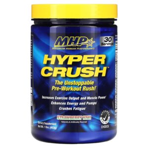 MHP Hyper Crush Pré-treino Morango Kiwi 453 g (1 lb)