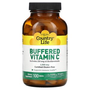 Country Life Vitamina C tamponada 1.000 mg 100 comprimidos
