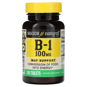 Mason Natural B-1 100 mg 100 comprimidos