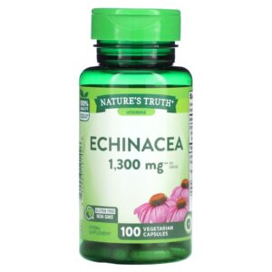 Natures Truth Echinacea 100 Cápsulas Vegetarianas (650 mg por Cápsula)