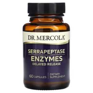 Dr. Mercola Enzimas da Serrapeptase 60 Cápsulas
