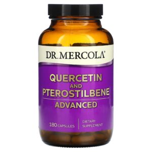 Dr. Mercola Quercetina e Pterostilbene Advanced 180 Cápsulas