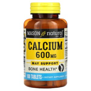 Mason Natural Cálcio 600 mg 100 comprimidos
