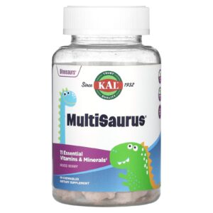 KAL Multisaurus Frutos Silvestres Mistos 60 Cápsulas Mastigáveis