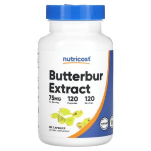 Nutricost Extrato de carrapato 75 mg 120 cápsulas