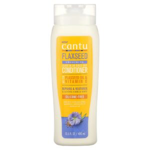 Cantu Condicionador Suavizante e Leave-In ou Rinse-Out de Linhaça 400 ml (135 fl oz)