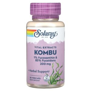 Solaray Extratos Vitais Kombu 30 VegCaps