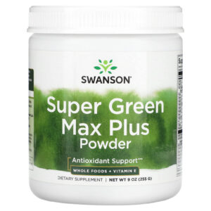 Swanson Pó Super Green Max Plus 255 g (9 oz)