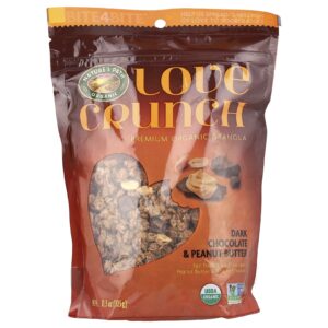 Natures Path Love Crunch® Granola Orgânica Premium Chocolate Amargo e Manteiga de Amendoim 325 g (115 oz)
