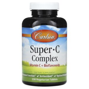 Carlson Super C Complex 250 Comprimidos Vegetarianos