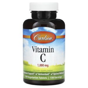 Carlson Vitamina C 1.000 mg 100 Comprimidos Vegetarianos