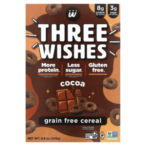 Three Wishes Cereais Sem Grãos Cacau 245 g (86 oz)