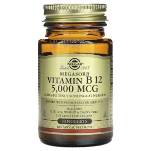 Solgar Megasorb Vitamina B12 5.000 mcg 30 Nuggets
