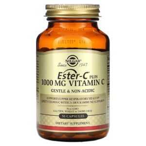 Solgar Ester-C mais Vitamina C 1.000 mg 50 Cápsulas