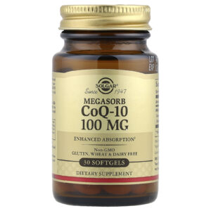Solgar Megasorb CoQ-10 100 mg 30 Cápsulas Softgel
