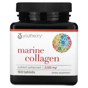 Youtheory Colágeno Marinho 160 Comprimidos