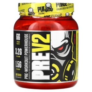 MuscleSport Pre V2 Pré-treino Powerhouse Candy Riot 500 g (1764 oz)
