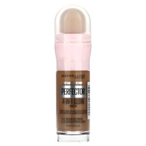Maybelline Instant Age Rewind Perfector 4-em-1 Glow Maquiagem 25 Médio-Profundo Quente 068 fl oz (20 ml)