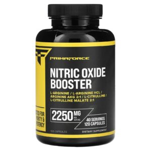 Primaforce Reforço de Óxido Nítrico 120 Cápsulas (750 mg por Cápsula)