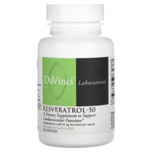 DaVinci Laboratories Resveratrol-50 50 mg 120 Cápsulas
