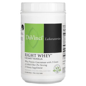 DaVinci Laboratories Right Whey Baunilha Cremosa 996 g (22 lbs)