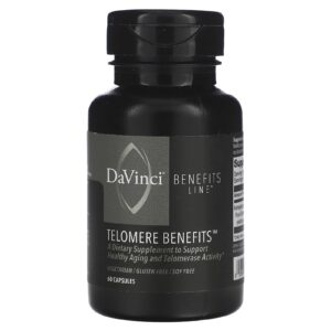 DaVinci Laboratories Telomere Benefits 60 Cápsulas (250 mg por Cápsula)