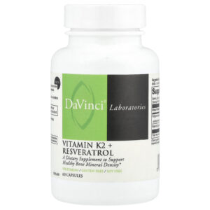 DaVinci Laboratories Vitamina K2 + Resveratrol 60 Cápsulas