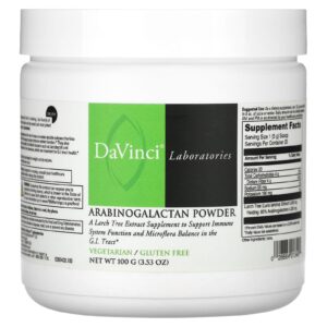 DaVinci Laboratories Arabinogalactan em pó 100 g (353 oz)