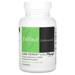 DaVinci Laboratories Carb-Down com Fase 2 Carb Controller 90 Cápsulas