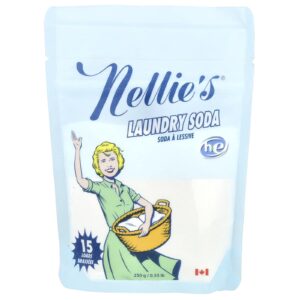 Nellies Soda para Lavadora de Roupas 15 Lavagens 250 g (055 lb)