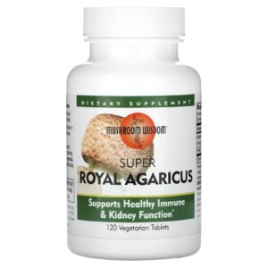 Mushroom Wisdom Super Royal Agaricus 120 Comprimidos Vegetarianos