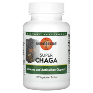 Mushroom Wisdom Super Chaga 120 Comprimidos Vegetarianos