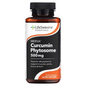 LifeSeasons Fitossoma de Curcumina Meriva® 60 Cápsulas Vegetais