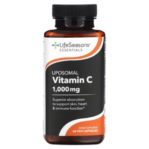 LifeSeasons Vitamina C Lipossomal 60 Cápsulas Vegetais (500 mg por Cápsula)