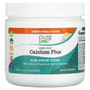 Pure Essence Ionic Fizz Calcium Plus Laranja-Baunilha 210 g (741 oz)