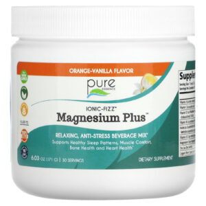 Pure Essence Lonic-Fizz™ Magnesium Plus™ Laranja-Baunilha 171 g (603 oz)