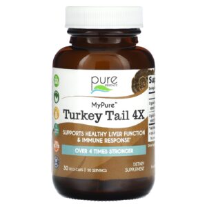 Pure Essence MyPure Turkey Tail 4X 30 Cápsulas Vegetais