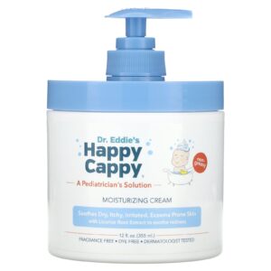 Happy Cappy Creme Hidratante Sem Perfume 355 ml (12 fl oz)