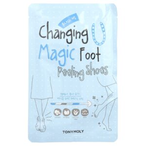 TonyMoly Changing U Sapatilhas Exfoliantes Magic Foot 1 Par 17 g (060 oz) cada