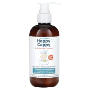 Happy Cappy Shampoo Medicado e Sabonete Líquido Sem Perfume 237 ml (8 fl oz)