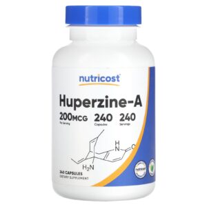 Nutricost Huperzine-A 200 mcg 240 cápsulas