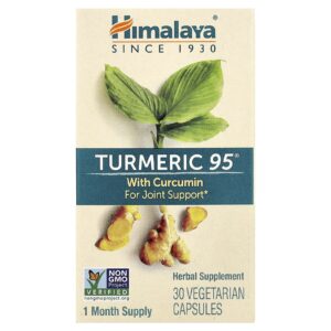 Himalaya Turmeric 95® com Curcumina 30 Cápsulas Vegetarianas
