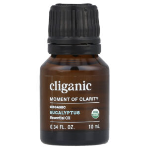 Cliganic Moment of Clarity™ Óleo Essencial Eucalipto Orgânico 10 ml (034 fl oz)