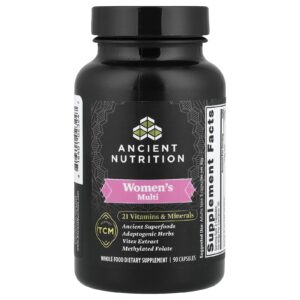 Ancient Nutrition Multivitamínico para Mulheres 90 Cápsulas
