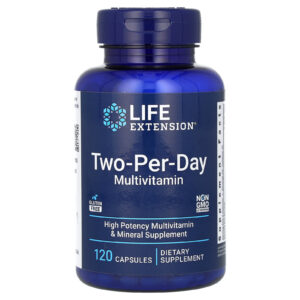 Life Extension Multivitamínico Dois por Dia 120 Cápsulas