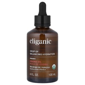 Cliganic Óleo de Jojoba Orgânico Para Pele Oleosa e Mista 120 ml (4 fl oz)